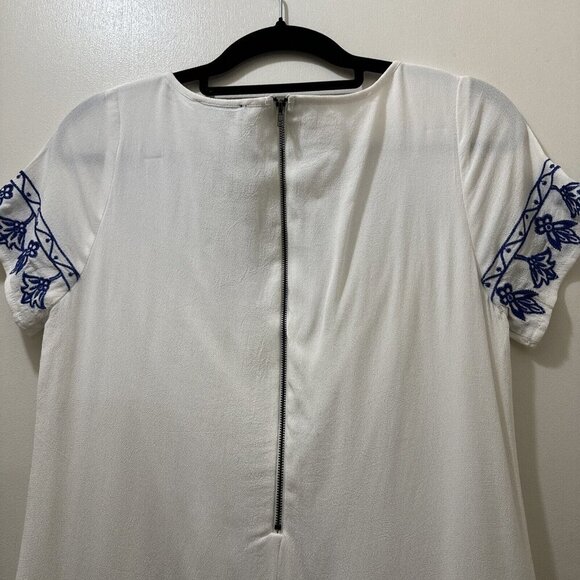 2/$30 Lulus Mini Shift Dress Size S Embroidered Boho Beach Coastal Euro Summer - Picture 11 of 12